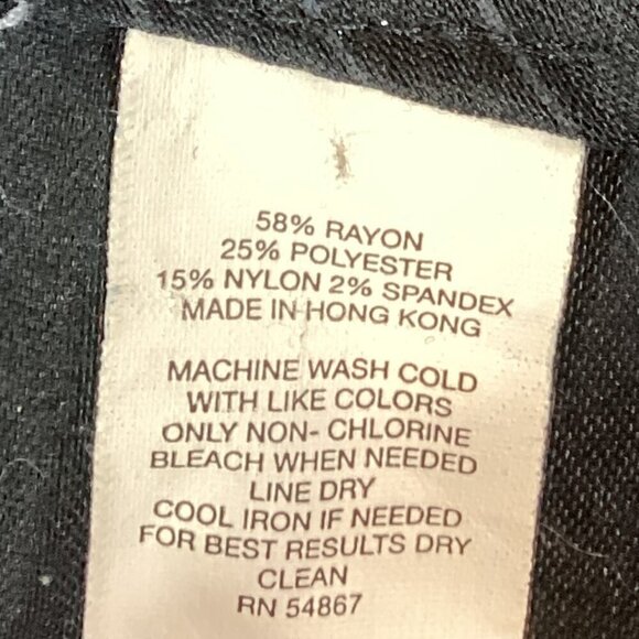 EXPRESS Design Studio Editor Pant Sz 6 Gray Pinstripe #307F - Picture 7 of 7